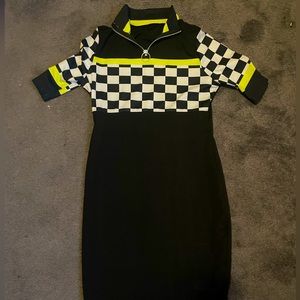 Race car mini dress (sexy referee)